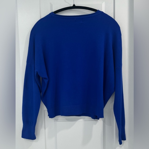 Dreamers by Debut Long-Sleeve Short Sweater, Size S/M - Picture 2 of 5